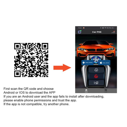Universal Car Alarm 2.4GHz RFID Anti-theft Engine Lock Car Immobilizer Anti-Hijacking Circuit Cut Off Device Smart APP Key