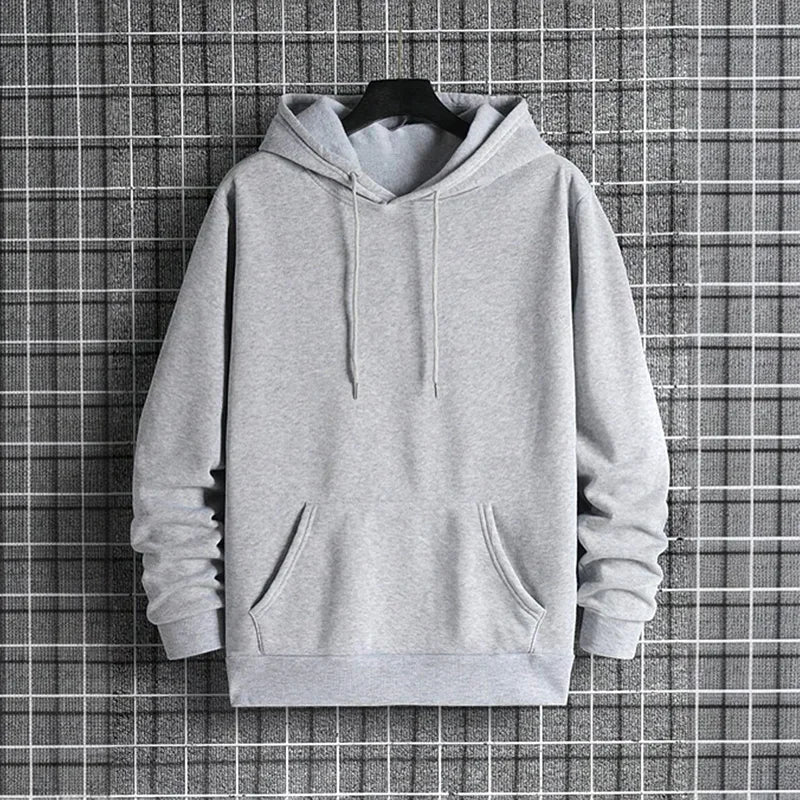 2026 New in Men's Sportswear Solid Color Hoodie + Sweatpants Urban Casual Fashion Tracksuit Fall/winter Comfort Warm Soft Outfit