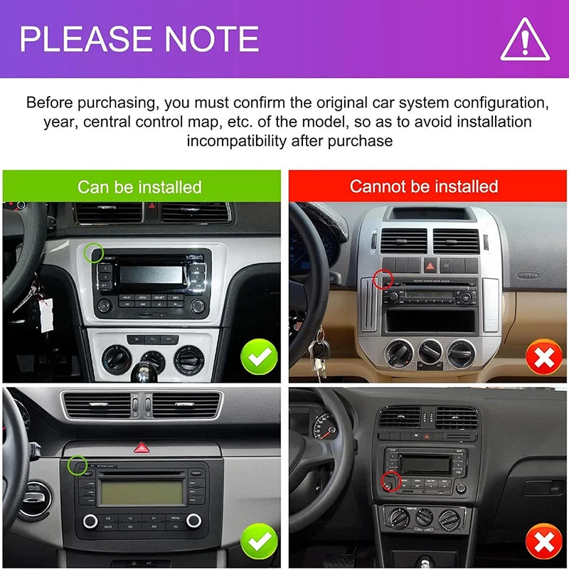 9" 4GB+64GB For VW Scirocco 2008-2015 Car Radio 2DIN Google Map Head Unit GPS Android Auto Stereo Steering Wheel Control
