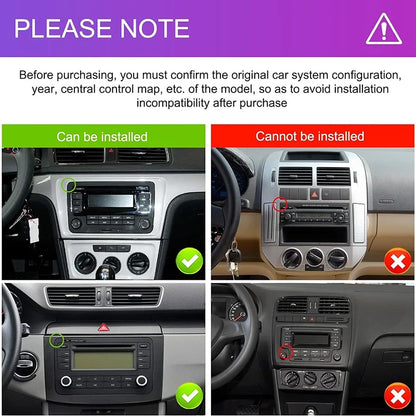 9" 4GB+64GB For VW Scirocco 2008-2015 Car Radio 2DIN Google Map Head Unit GPS Android Auto Stereo Steering Wheel Control
