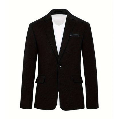 Men's Suit Men's Blazer Men's Summer Casual Suit Blazer Single Button Suit Jacket for Weddings Daily Office Outdoor Occasions