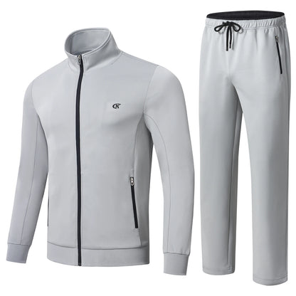 Men's Tracksuits Sweatsuits for Men Sweat Track Suits 2 Piece Casual Athletic Jogging Warm Up Full Zip Sets
