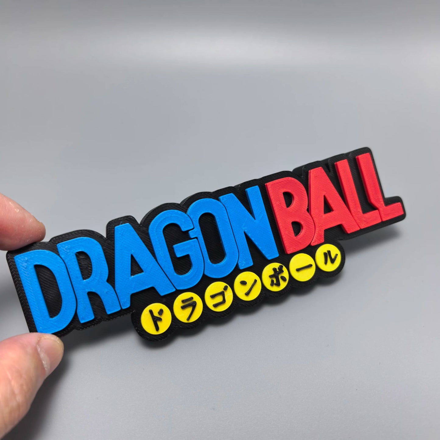 Dragon Ball Logo Standing Plaque 3d Printed Creative Anime Model Fridge Magnet Home Desk Decor For Anime Collectors