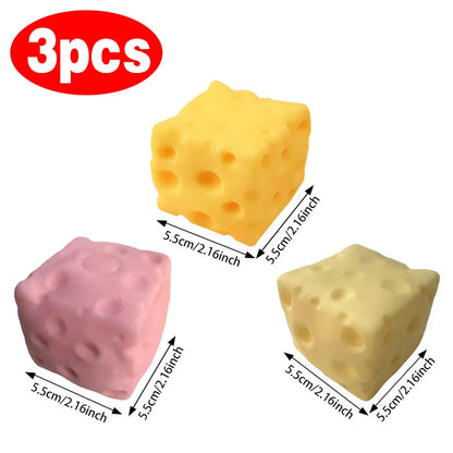 Cheese Bread Squeeze Toys Giant Cheese Squishy Stress Relief Slow Rising Sensory Fidget Toys Office Decompress Gifts for Adults
