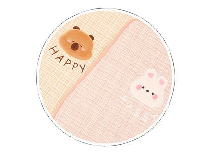 Bear Plush Seat Cushion Cover Universal Skin-Friendly Cute Soft Car Pillow Case Autumn Winter Decorative Seat Accessories