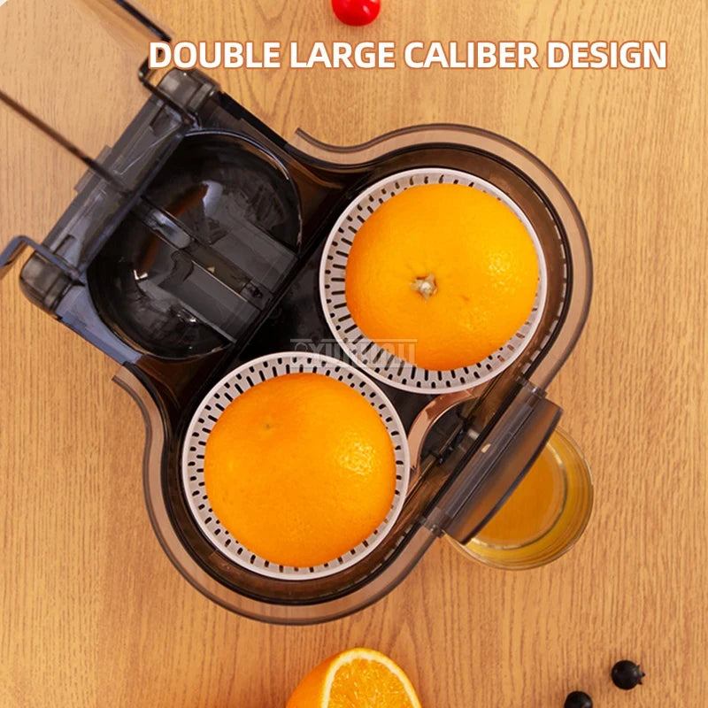 Double-head Electric Juicer Food Blender Automatic Slag Juice Separation Household Juice Squeezer Mixer