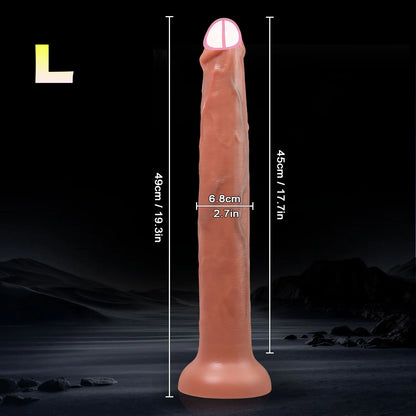 Extra Long Realistic Dildos G-Spot Stimulation Deep Touch Penis Vagina Anal Massage Penetration Dick  Sex Toys for Women and Men