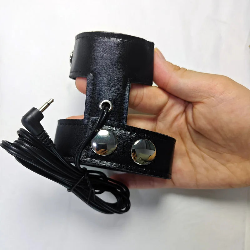 Electroshock Defensa E stim Host Electric Shock Penis Plug Cockring Chastity Cage Anal Plug Nipple Clamp E-stim Bdsm Toy for Sex