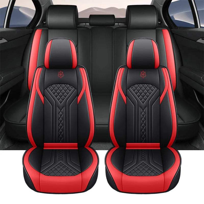 Five-seat universal car seat covers, suitable for all seasons and most vehicles.