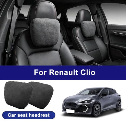 For Renault Clio car headrests, soft universal adjustable car seat pillows, car neck pillow cushions, Car accessories