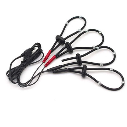 Promotion Electroshock E-stim Sex Products Electrosex Penis Ring E-stim Anal Butt Plug Electrostimulation Nipple Clamps Estim