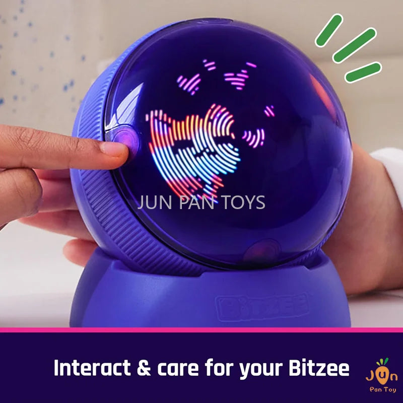 Original Bitzee Hamster Ball Electronic Interactive Virtual Pets Touch LED Light Figure Collectible 20+ Characters Kids Gift Toy
