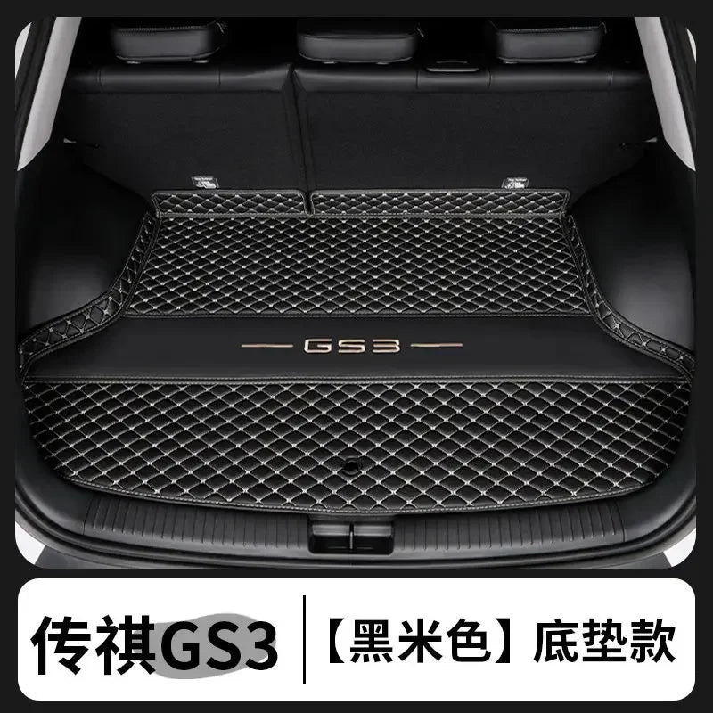 For GAC EMZOOM GS3 2023 2024 Car Boot Mat Rear Trunk Liner Cargo Leather Floor Carpet Tray Protector Accessories Mats
