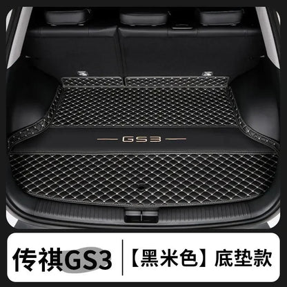 For GAC EMZOOM GS3 2023 2024 Car Boot Mat Rear Trunk Liner Cargo Leather Floor Carpet Tray Protector Accessories Mats