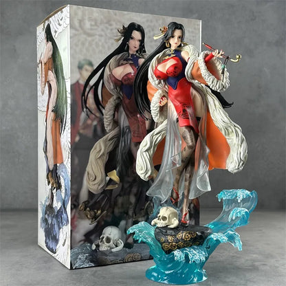 One Piece Boa Hancock Anime Figure Chinese Style Cheongsam Pvc Collectible Model Desktop Ornament Anime Collection Home Decor
