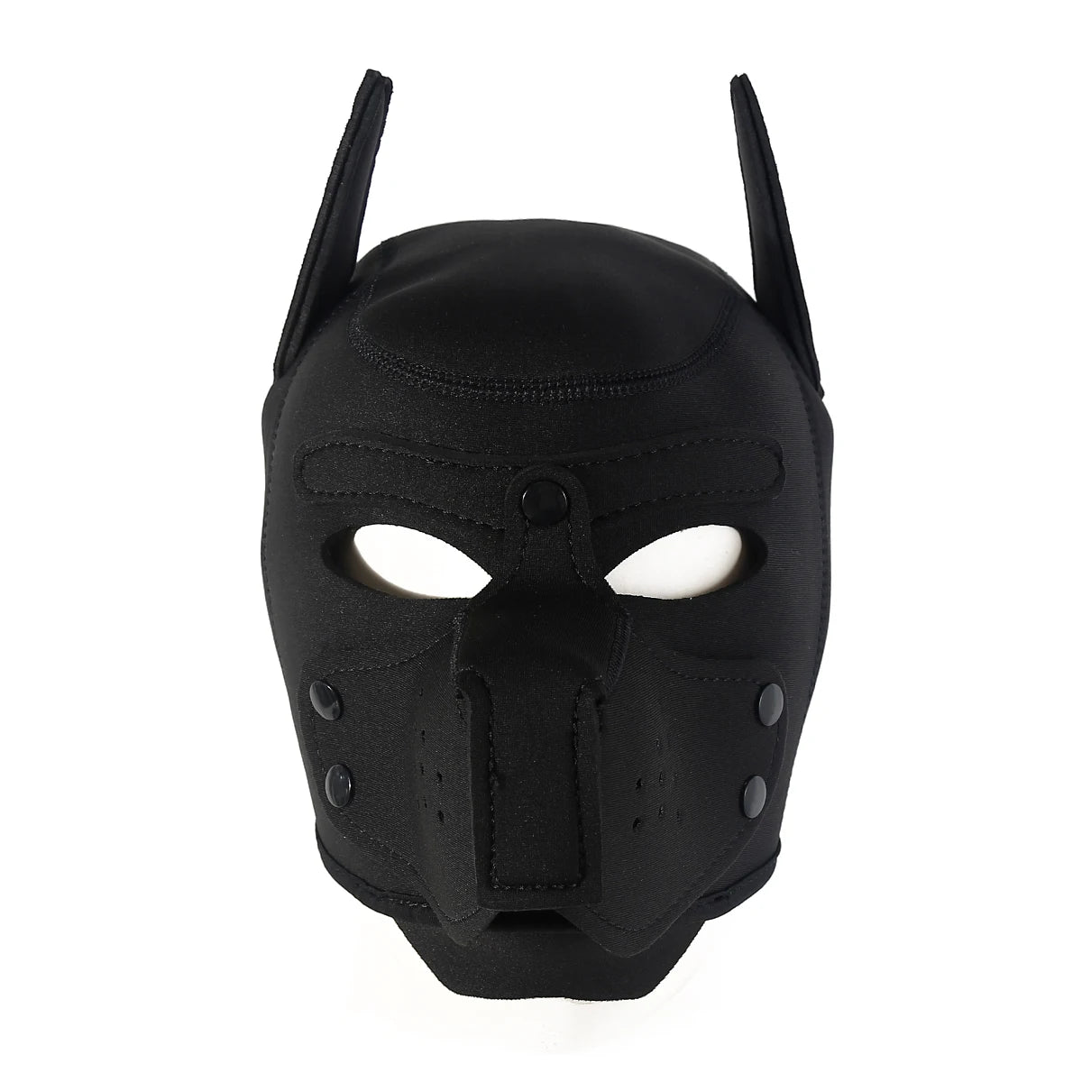 Exotic Full Face Dog Headgear Open Mouth Puppy Mask Hood for Men Women Halloween Party Play Sexy Cosplay Costume Accessory