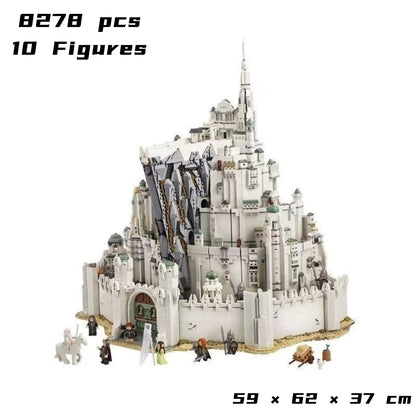 Educational 2026 Assembly 8278pcs DIY  Building Blocks Suitable The City Capital Minas Tirith Model Gifts for Adults Toys A