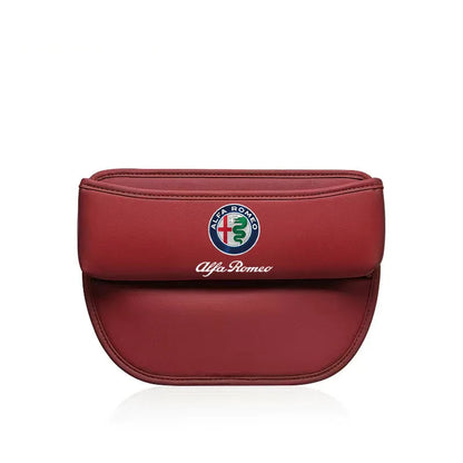 Car Storage bag Leather Seat Gap Storage Box For Alfa Romeo STELVIO Giulia 159 Giulietta 147 Mito 156 MTO Sportiva Accessories
