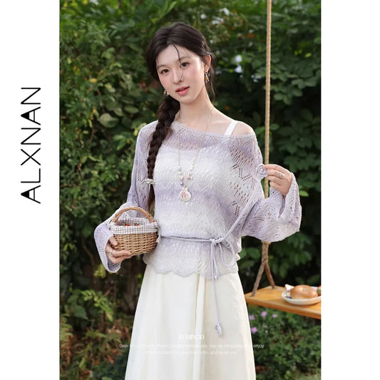 ALXNAN Women's Summer Sundress 2026 Trend Elegant Holiday Beach Casual Sleeveless Dress Elegant Fashion Female Dresses DYL662065