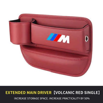 Car Seat Gap Multifunction Crevice Storage Box Seat Gap Cup Holder For BMW M3 M4 M5 E39 E46 E60 E90 F10 F20 F30 F01 X1 X3 X5 X7