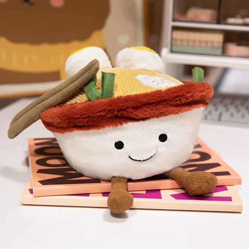 Ins Hot Sale Cute Funny Cake Tree Noodles Ball Shape Plush Toys Stuffed Cute Snack Party Wedding Decor Special Gift For Kids