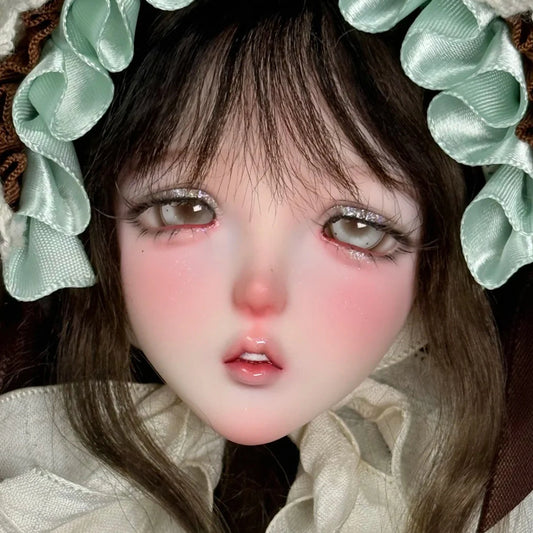 1/4 BJD Doll AP - Pre-order Soft Fairy Face with Open Mouth Busty Lip Resin Art Doll for Collector Gift