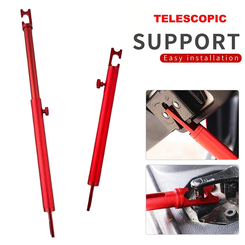 Support Rod for Car Polishing 32-48cm Retractable Aluminum Holding Vehicle Trunk Lid Door Fixing Tools Support Vehicle maintenan
