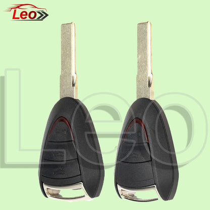 Leo FCC ID:LXP-VIM244 For Porsche Carrera Cayman 911 987 996 997 Boxster S 2S 4S Turbo Targa Car Remote Key 315/433MHz ID:46CHIP
