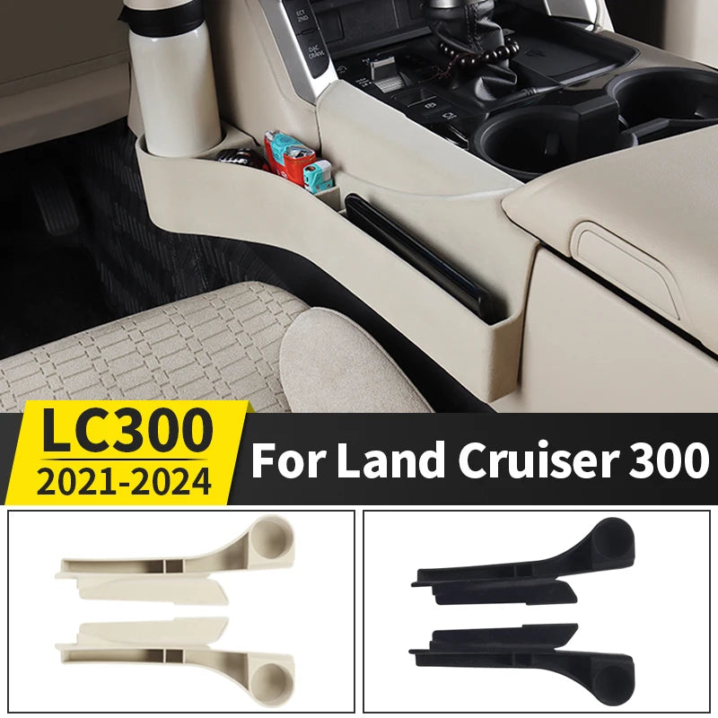 2021-2024 For Toyota Land Cruiser 300 LC300 Upgraded Water Cup Storage Box Interior Seat Modification Accessories 2022 2023