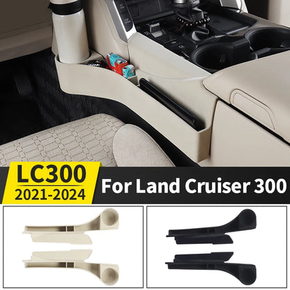 2021-2024 For Toyota Land Cruiser 300 LC300 Upgraded Water Cup Storage Box Interior Seat Modification Accessories 2022 2023