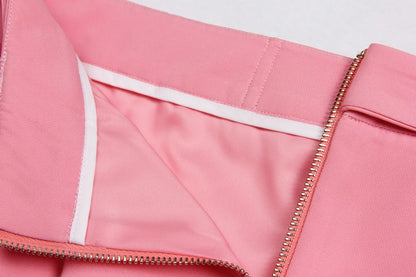 2025 Spring and Autumn New Fashion Professional OL Women's Suit Jacket Top A Line Short Skirt Set Temperament Two-piece Set