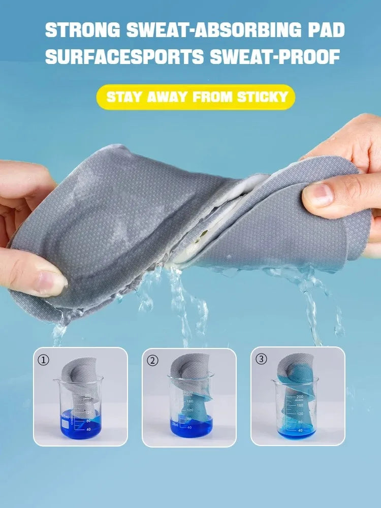 4D Cloud Cushion Insoles for Sneakers Arch Support Breathable Inserts Soft Comfort Pads for Plantar Fasciitis & All-Day Standing