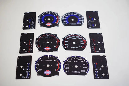 Automotive Interior Dashboard Lining Accessories For Nissan Patrol Y60 Dashboard Interior Patch Y60 Patrol Speed Display Pad