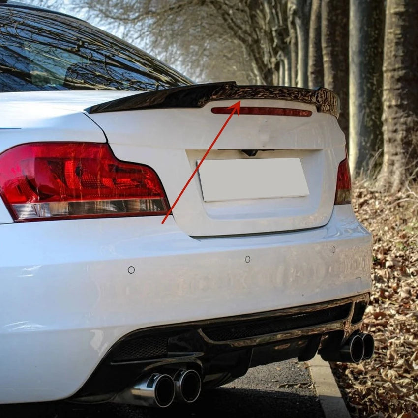 Rear Trunk Spoiler Wing For BMW 1 Series E82 E88 Coupe 118i 128i 135i 2007-2013 Car Rear Roof Spoiler Tail Wing Body Kit