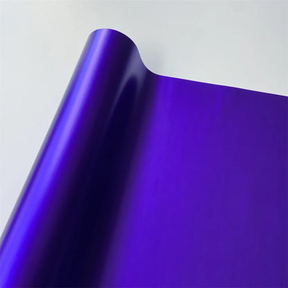 Multiple Colors Ice Metallic Matte Chrome Vinyl Car Wrap Film with Air Release Satin Car Stickers Foil