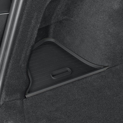 LUCKEASY Berlin Version for Tesla Model Y Juniper 2025 2026 Rear Trunk Storage Box Organizing Tidying Car Case Accessories TPE