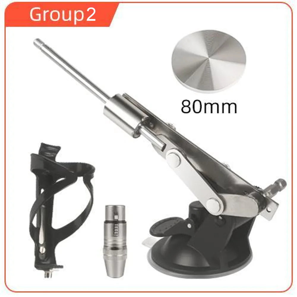 45mm Stroke Linear Actuator, Electric Drill Reciprocating Mechanism, 3XLR Connector Flexible Shaft Extension Rod for DIY Project