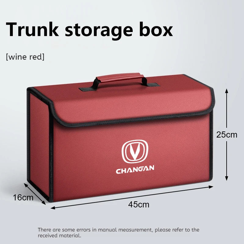 Car Trunk Storage Box Organizer Stowing Tidying Container Bag For CHANGAN UNI-T UNI-K UNI-V CS75PLUS CS55 EADO PLUS CS35 CS55