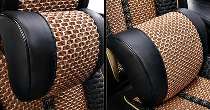 Full set car seat covers + Steering wheel cover for Haval M6 2025-2023 Top quality breathable seat cushion seat case for M6 2024