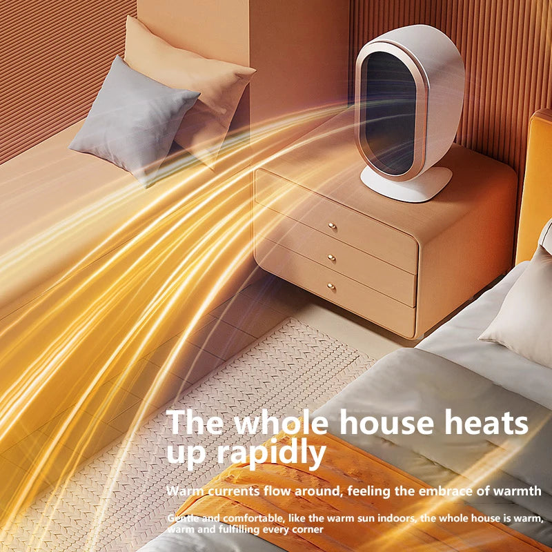 Desktop Portable Heater EU/US Mini Radiator Electric Fan Heater Small Electric Heater Household Heater For Home Bedroom Office