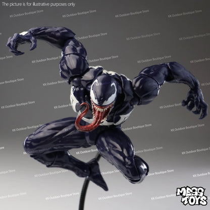 NEW Mess Toys Venom Lethal Neighbor Spider Man Symbiotic Black Suit Messtoys Spiderman Anime Action Figure Model Doll Gifts Toys