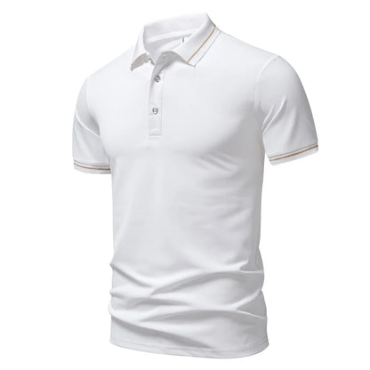 2026 Summer Casual Sports Quick-Drying Lapel Short-Sleeved POLO Shirt 6 Solid Color Shirt Cycling Suit Fitness Suit For Men 2XL