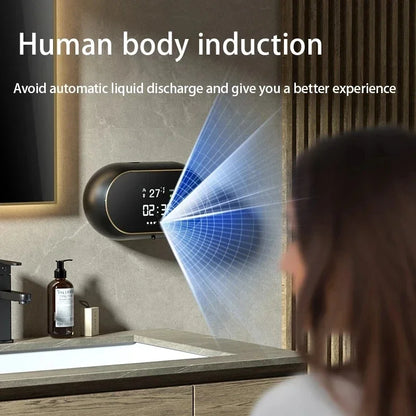 Zai Xiao New Soap Dispenser Wall Mounted Induction Automatic Touchless Soap Dispenser USB Rechargeable Electric Soap Dispense