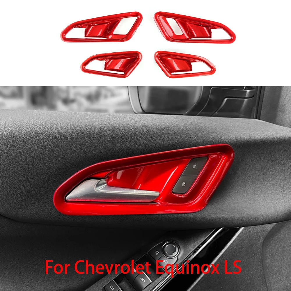 For Chevrolet Equinox Premier 2025 2026 Inner Door Handle Bowl Frame Cover Trim Automotive Interior Accessories LHD