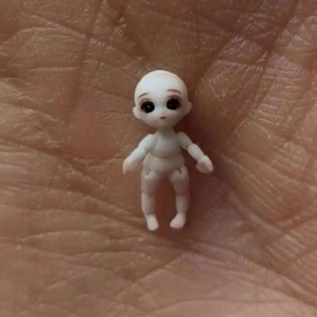 SD mini doll 3.5 cmBJD naked girl doll Kawaii girl toy DIY thumb doll