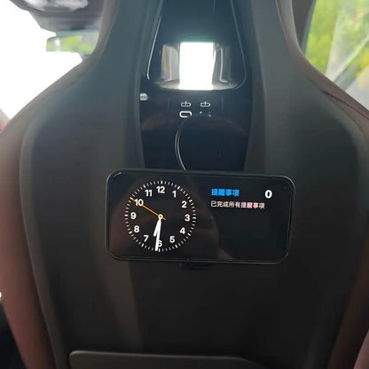 For BMW X6 X5 X3 X7 I5 I7 IX 2022 2023 2024 2025 Car Rear Seat Pad Phone Magnetic Holder Bracket 18W Wireless Charger Trim
