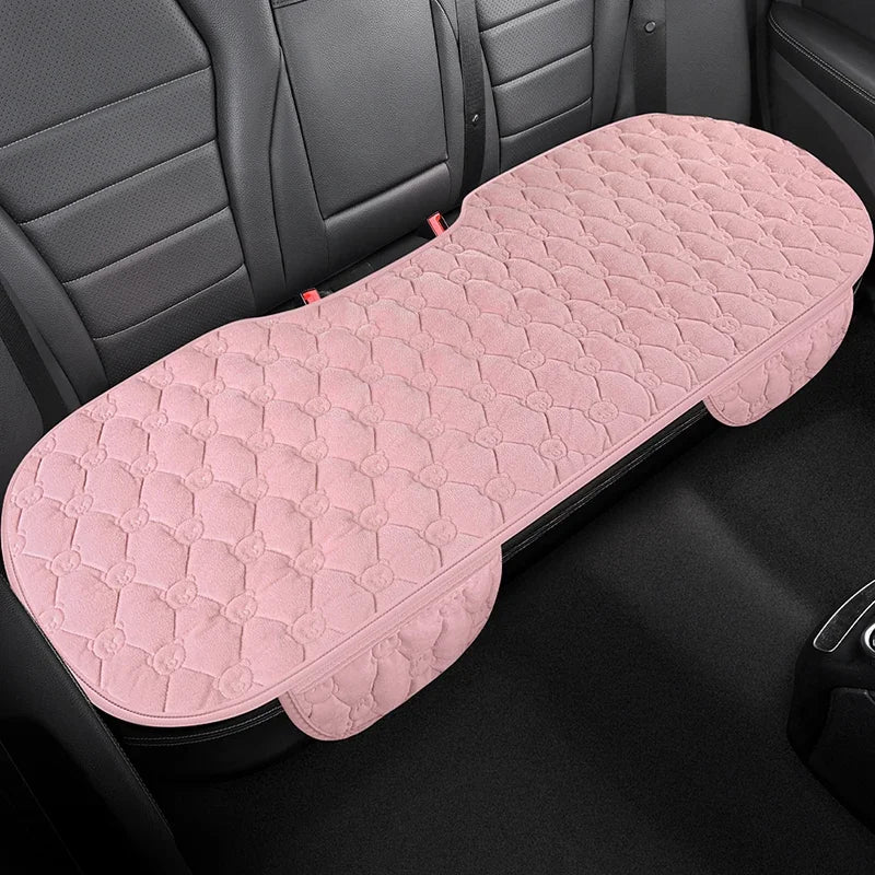 Cushion Thickened Warm Front Single Seat Square Cushion Rear Row Long Cushion Car Seat Cover Seat Covers for Cars Full Set Jdm