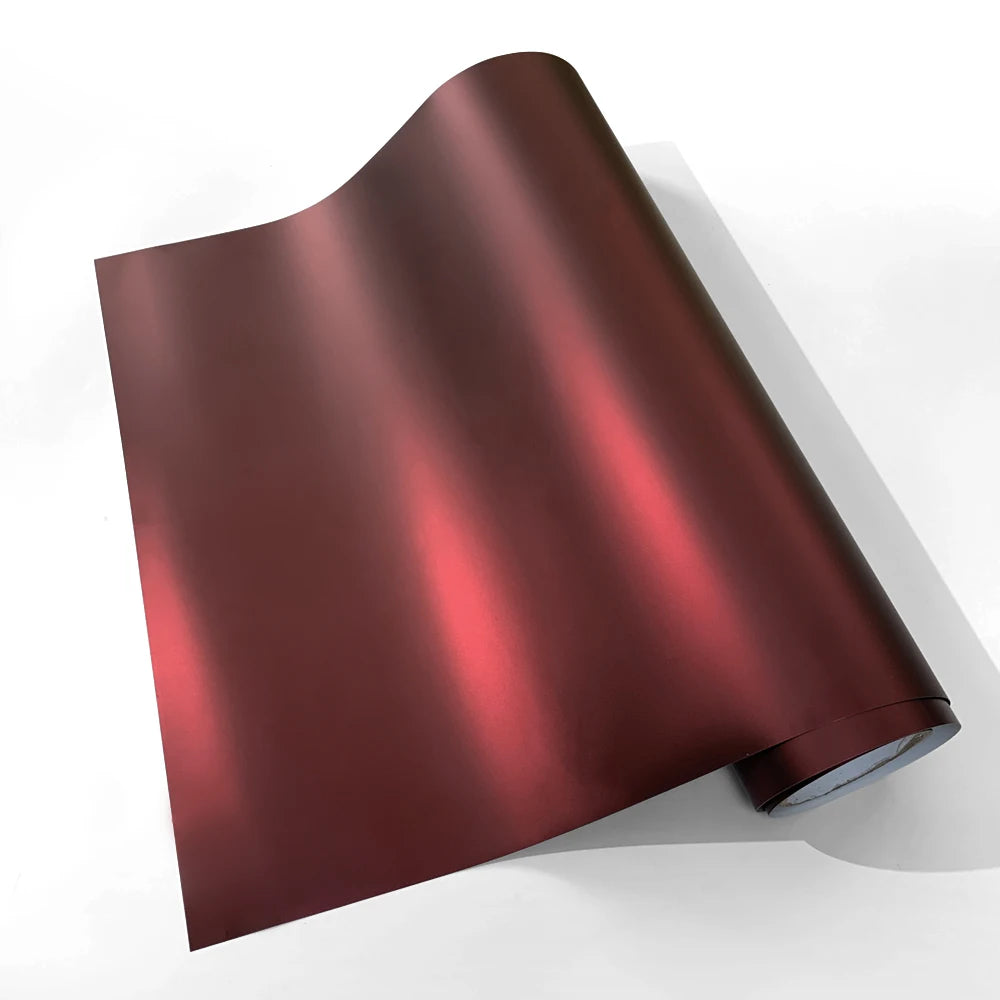 Carbon Fiber Laser Red Car Stickers Glossy Holographic Vinyl Wrap Films Air Release Bubble Free Auto Body Decal Car Accessories