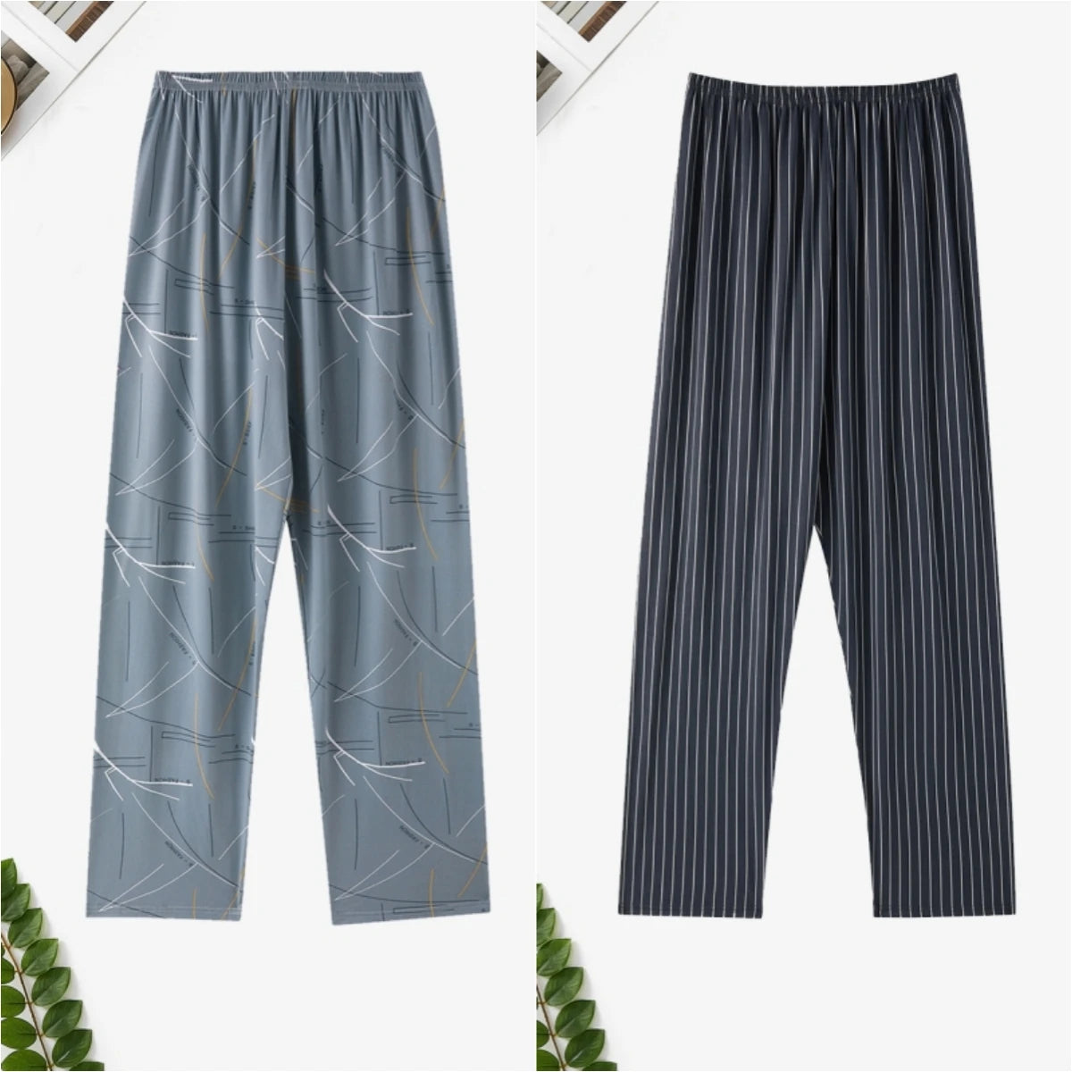 Pajama Pants Men's Pants Autumn and Winter 2025 New Loose Pants Printed Spring & Fall Home Pants