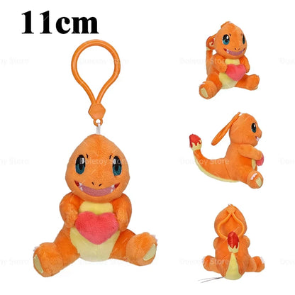 34 Styles Pokemon Plush Keychain Cartoon Toys Pikachu Eevee Charmander Squirtle Mew Snorlax Jigglypuff Doll Kids Kawai Toy Gift